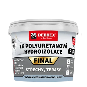 Den Braven 1K Polyuretanová hydroizolace FINAL 4 kg kbelík bílá