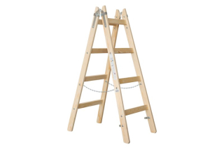 Štafle dřevěné STANDARD 4 příčky, L=1,28m